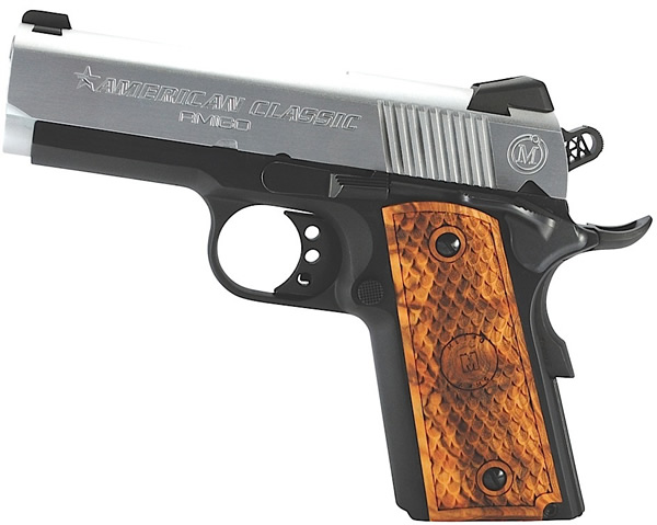 Buy American Classic Amigo 1911 Semi-Auto Handgun ACA45DT, 45 ACP, 3.5 in, Wood Grip, 2 Tone Finish, 7 Rd Online » Bersa Guns