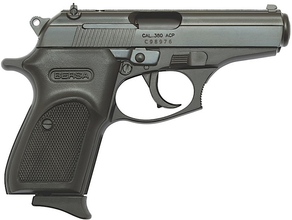 Buy Bersa Thunder 380 Pistol THUN380MLT, 380 ACP, 3-1/2", Polymer Grip, Matte Black Finish, 7 Rd Online » Bersa Guns