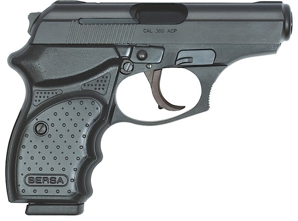 Buy Bersa Thunder 380 Pistol THUN380MLTCC, 380 ACP, 3-1/2", Polymer Grip, Matte Black Finish, 7 Rd Online » Bersa Guns