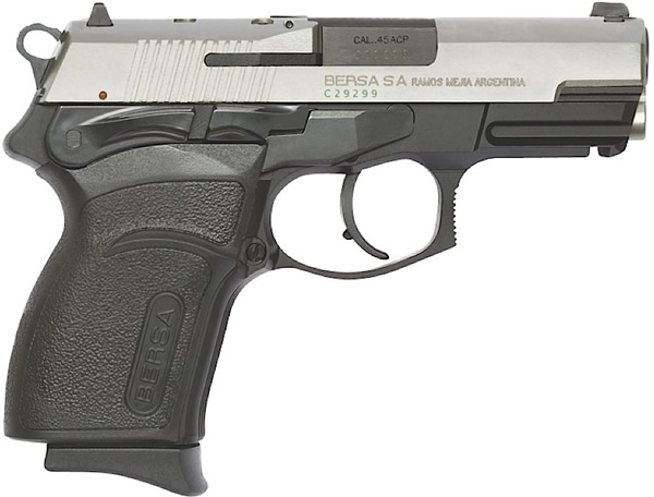 Buy Bersa Thunder 45 Ultra Compact Pistol THUN45UCDT, 45 ACP, 3.6 in, Polymer Grip, Duo-Tone Finish, 7 Rd Online » Bersa Guns