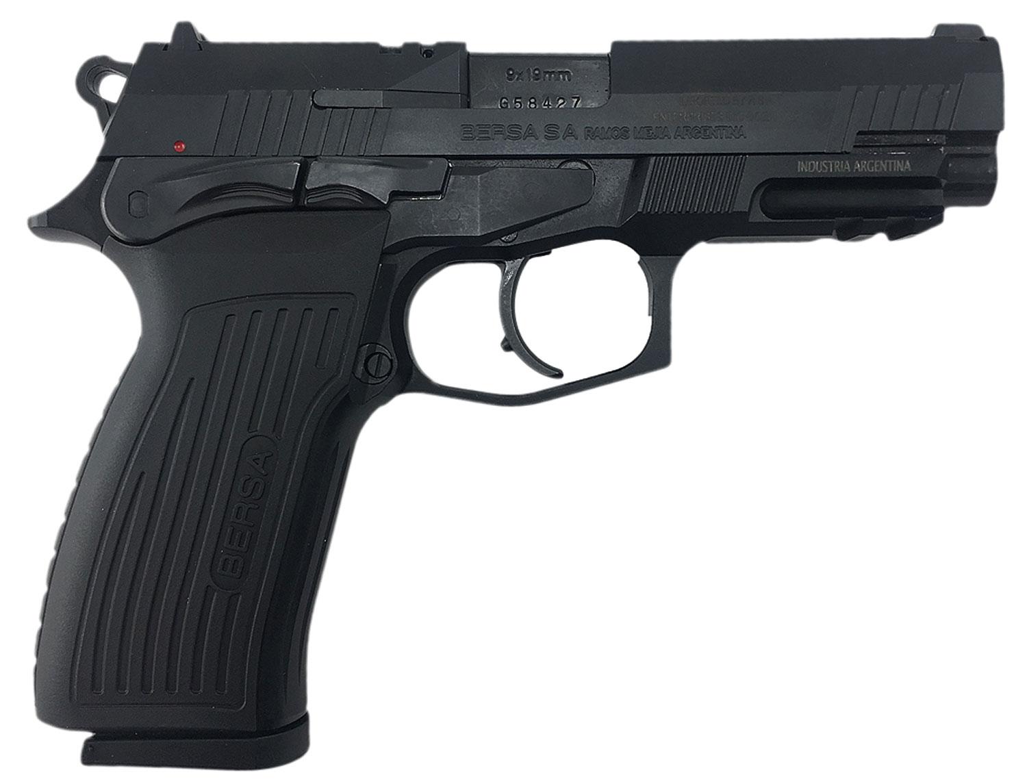 Buy Bersa Thunder Pro Pistol TPR9M, 9mm Luger, 4.25", Black Polymer Grips, Black Finish, 17 Rds Online » Bersa Guns