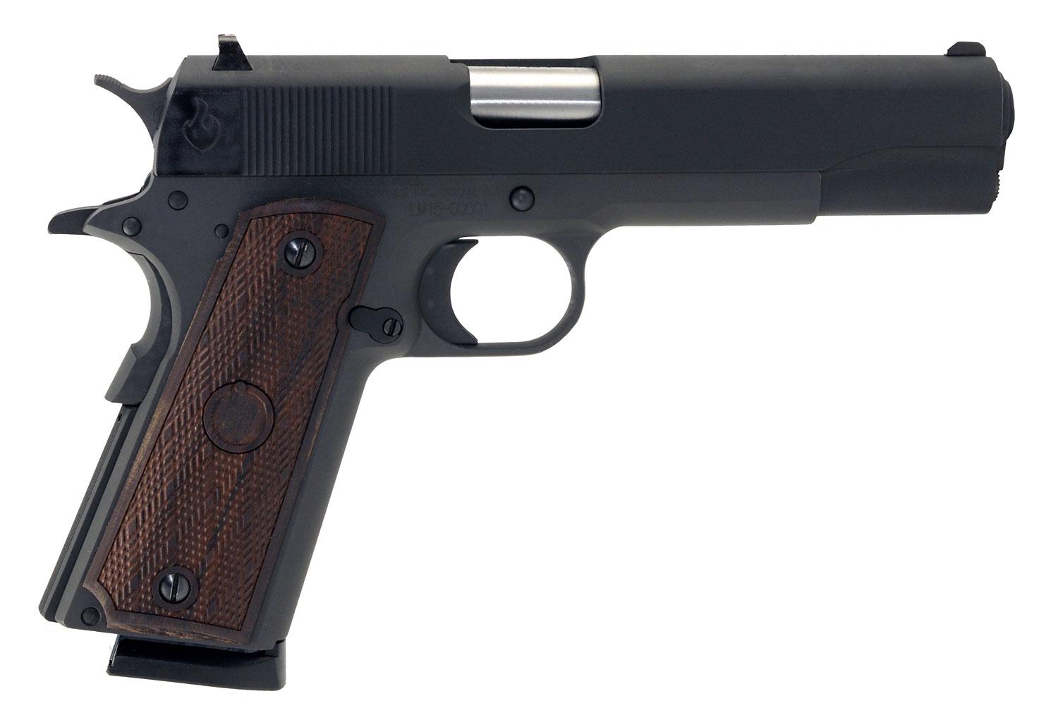 Buy Llama Max-1 Single Action Pistol LM145B, 45 ACP, 5 in, Hardwood Grips, Blued Finish, 8 Rd Online » Bersa Guns