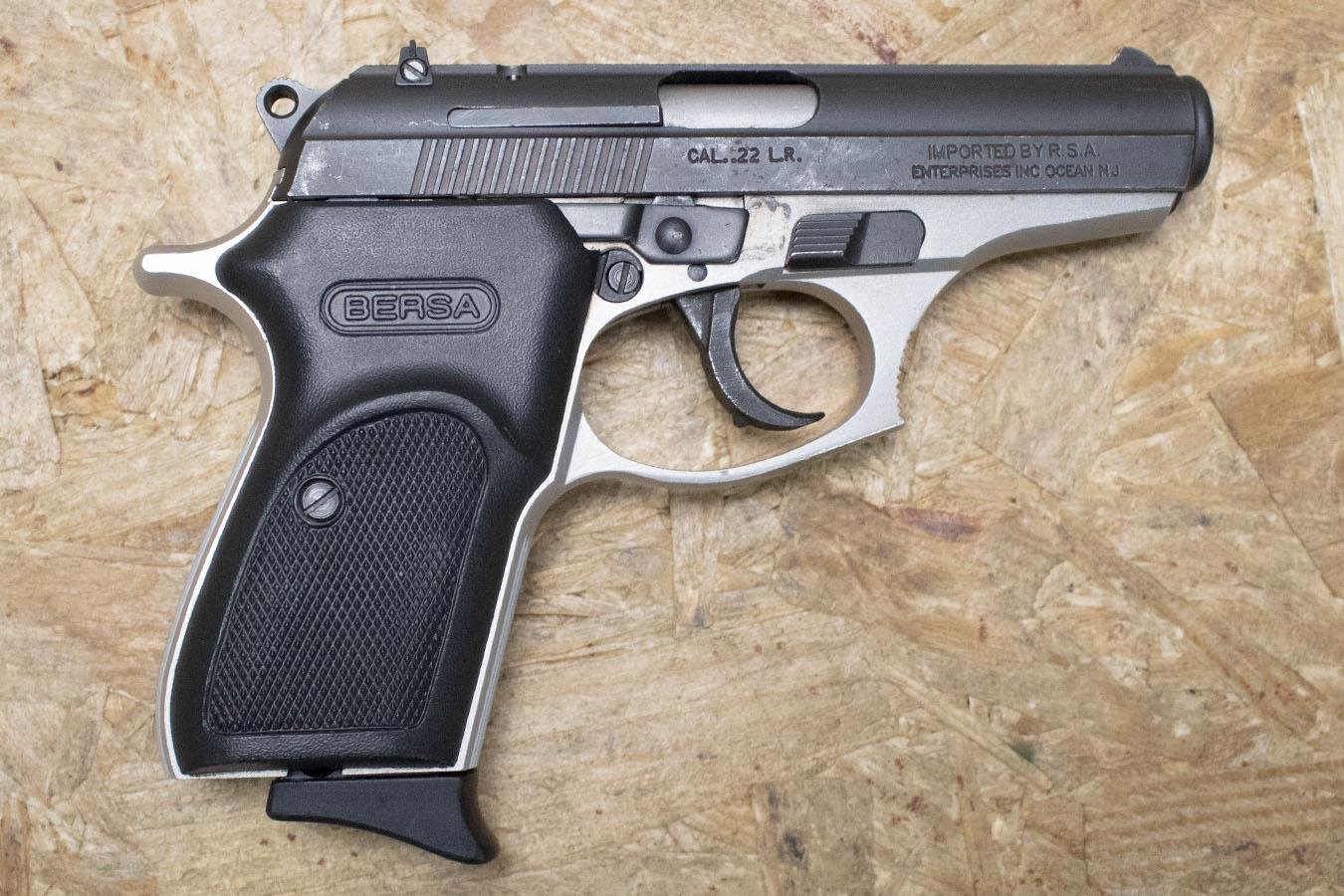 Bersa Thunder 22LR Police Trade-In Pistol with Two-Tone Finish 1 bersa 1