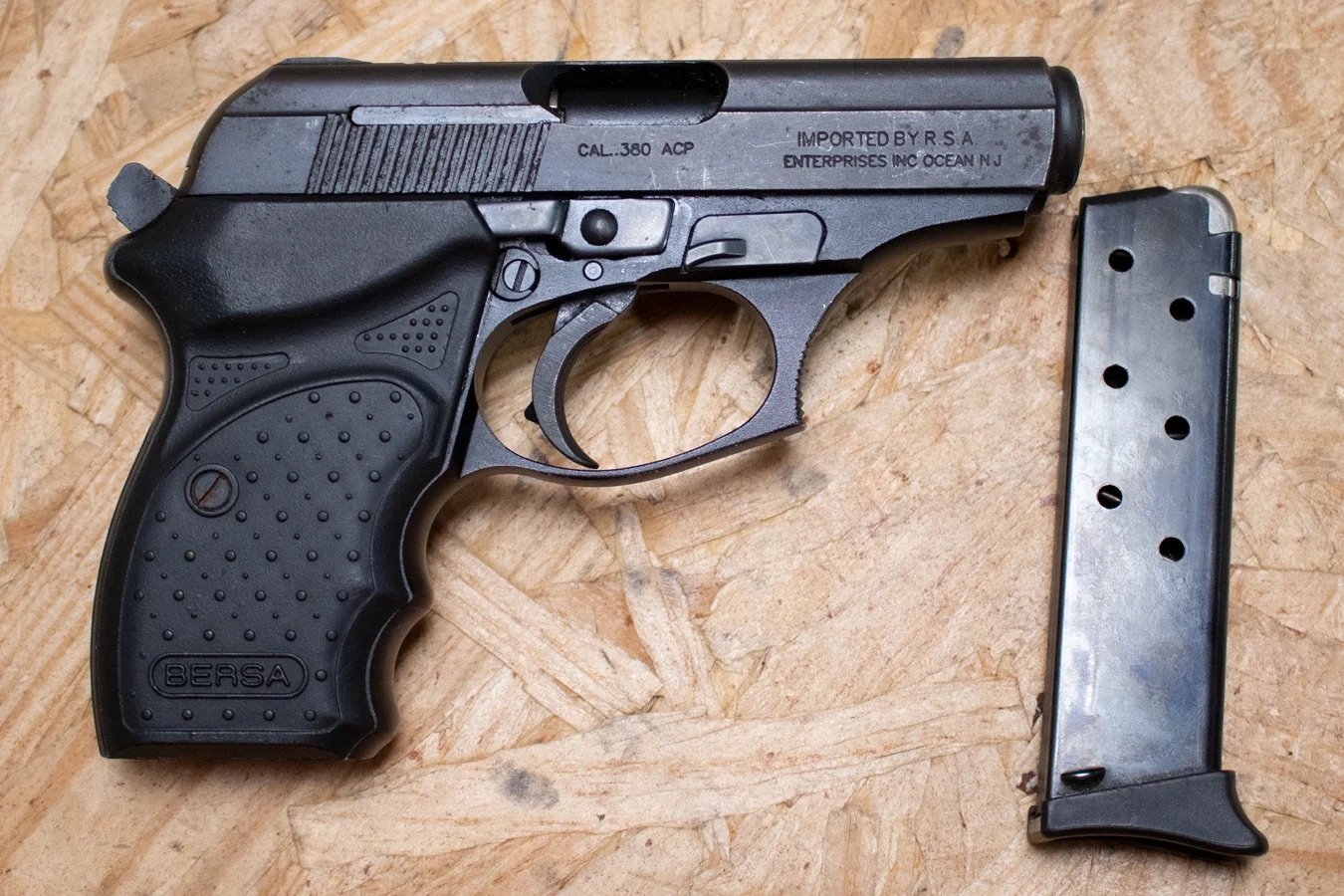 Bersa Thunder-380 .380ACP Police Trade-In Pistol with Manual Safety 1 bersa 6